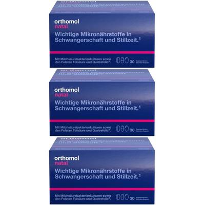 3x Orthomol Natal Tabletten/ Kapseln 3x30 St Kombipackung