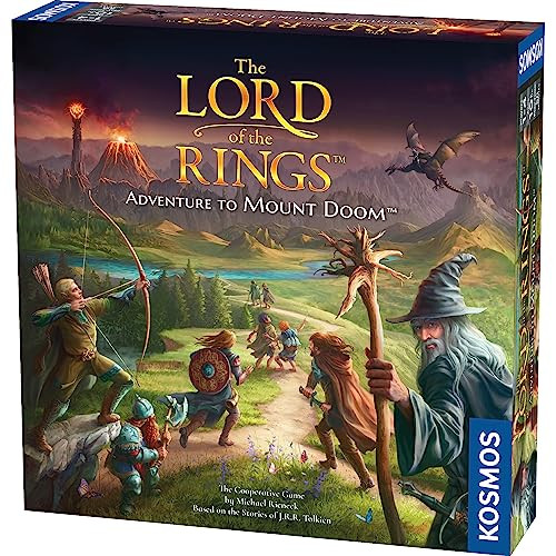 Thames & Kosmos De Heer der Ringen: Avontuur naar de Berg des Oordels coöperatief bordspel voor 1 tot 4 spelers