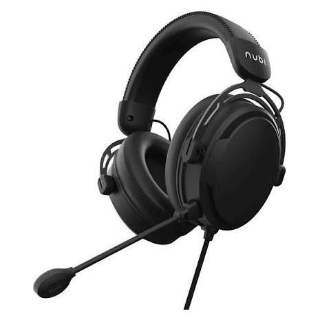 Nubi NH1 SE Headset - Schwarz - Over-Ear-Gaming-Kopfhörer - 3,5-mm-Klinkenstecker - PC, PS5, Xbox, (Kabelgebunden) (NUBI)