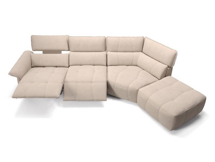 Stoff Polsterecke ADRIA Wohnlandschaft XXL