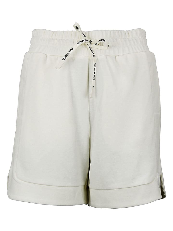 Peak Mountain Laufshorts "Alaya" in Creme - M