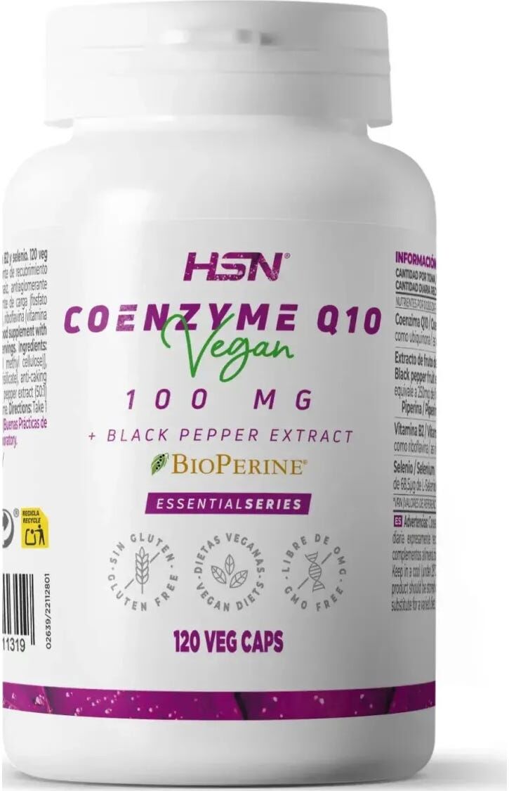 HSN Coenzima Q10 100mg + Bioperine® 120vcaps