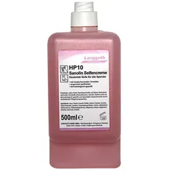 Langguth HP10 rose Sanolin 500 ml Flüssigseife Seifencreme passend für CWS-, CWF- und WEITACLEAN Spender
