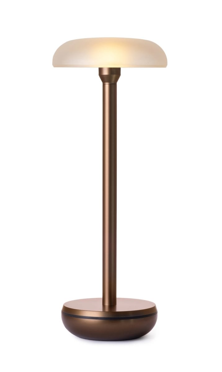 Humble Humble tafellamp Air Bronze - Oplaadbaar - Warm wit licht