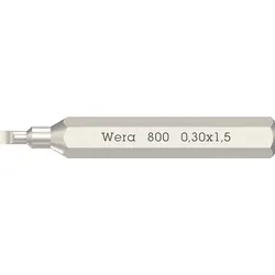 WERA 05058104001 - Micro Bit Schlitz Bit 0.3x1.5x30