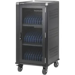 Manhattan 30-Port USB-C Ladeschrank auf Rollen 1920 W, Notebookwagen, Schwarz