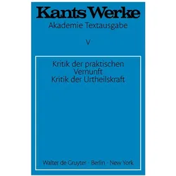 Kritik der praktischen Vernunft. Kritik der Urtheilskraft, Fachbücher von Immanuel Kant