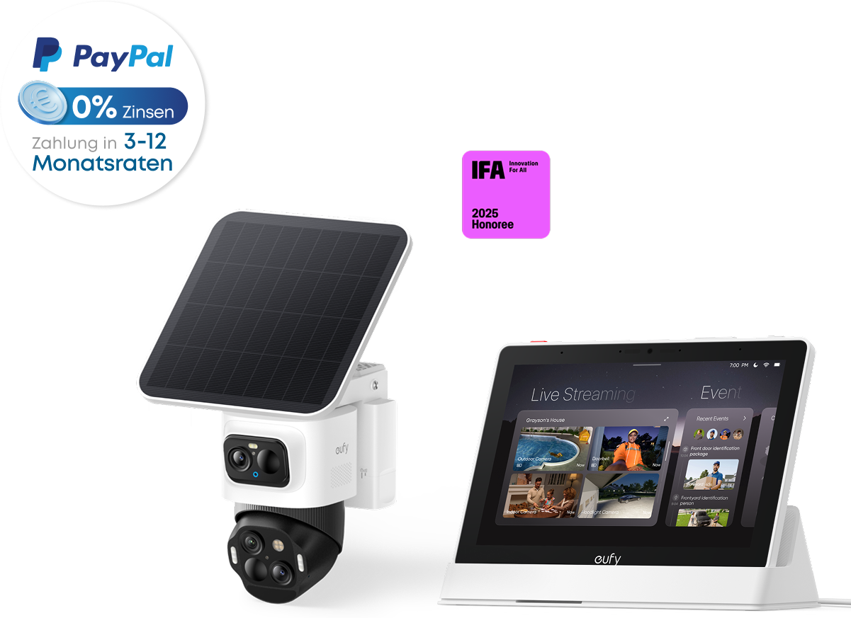 eufyCam S4 mit smart display E10