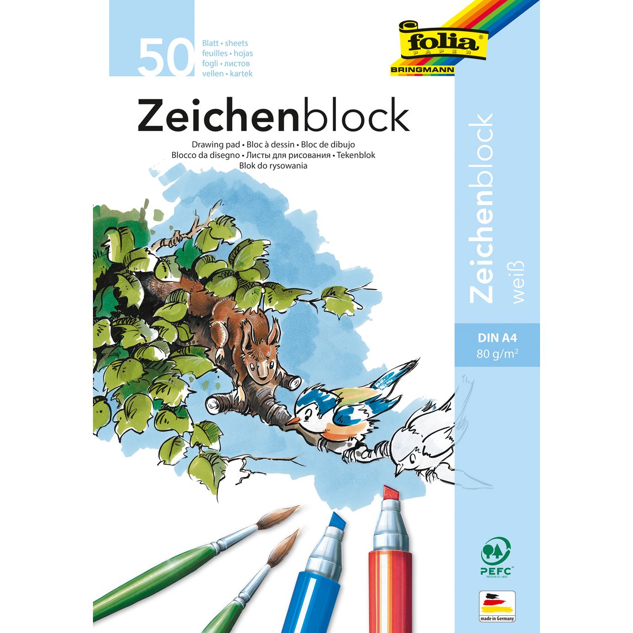 folia 50 Malblock DIN A4