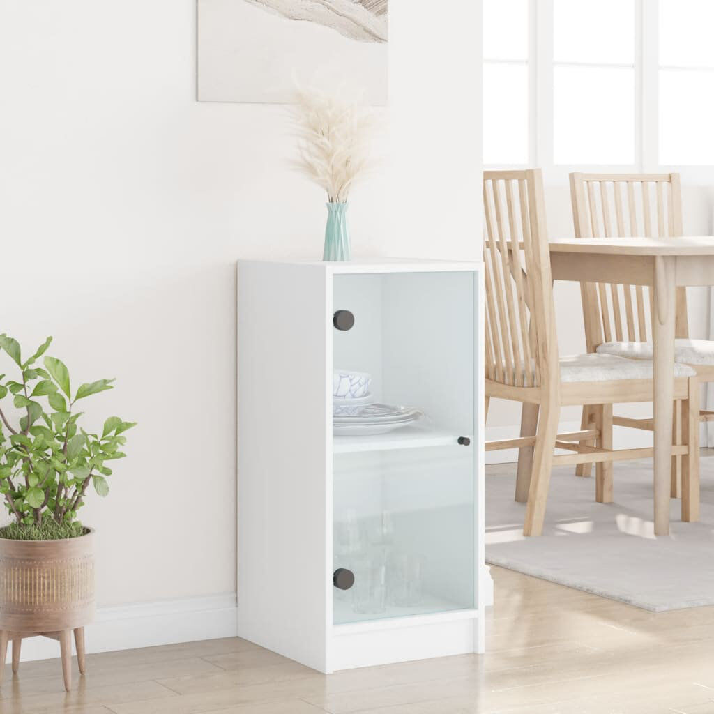 Alpen Home Baysden Standard Accent Cabinet White 75.5cm H X 35cm W X 37cm D