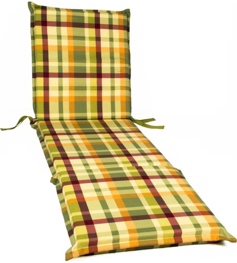 Anjosa Cojín Para Tumbona De Jardín Con Estampado A Cuadros Multicolor Talla Única Unisex