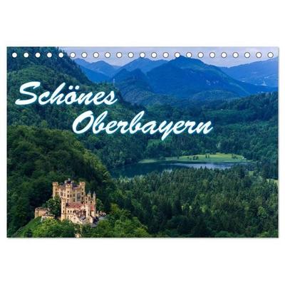 Schönes Oberbayern (Tischkalender 2027 DIN A5 quer), CALVENDO Monatskalender