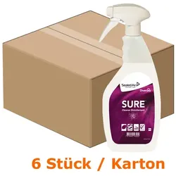 Diversey SURE Cleaner Disinfectant Spray 6 x 750 ml Desinfektionsreinigerspray