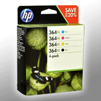4 HP Tinten N9J74AE 364XL KCMY