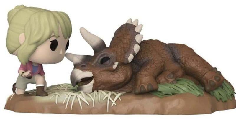 Funko Movie Moment Jurassic Park Dr. Sattler & Triceratops