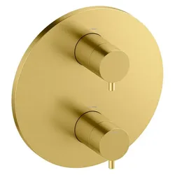Damixa 2-Wege Unterputz Thermostat, Messing gebürstet PVD, 767067900 767067900