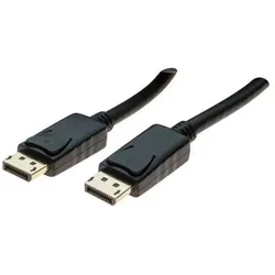Exertis Connect DisplayPort-Kabel 1.1, DisplayPort St./St., 10,0 m Anschlusskabel zur Übertragung von digitalen Moni (10 m), Videokabel, Schwarz