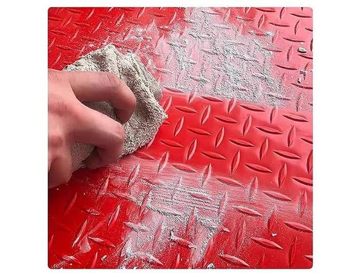 Garagenbodenmatte aus Naturkautschuk und PVC Mehrfarbiger Garagenbodenschutz in mehreren Größen(Red,1.2 Meter x 5 Meter/3.9ft x 16.4ft)