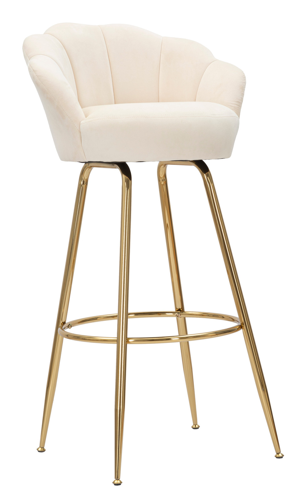 FURNLUX Barkruk Wien, beige, B/D/H: 55 x 110 x 53 cm
