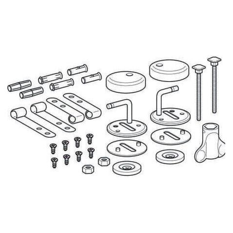 Geberit GE Edelstahlscharniere zu WC-Sitz 572901 (597003000)