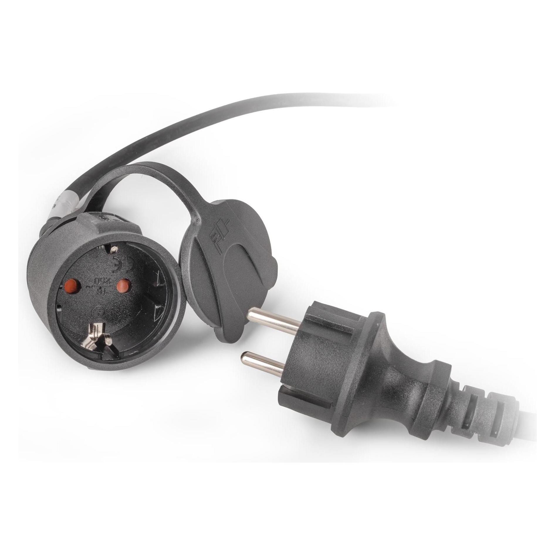 Entac Verlängerungskabel 5m schwarz IP44 (5 m, CEE 7/4) (ESEC44G-5)