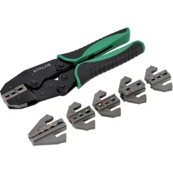 Crimpzange mit austauschbaren Backen – Set für Endhülsen und Steckverbinder STALCO S011877004