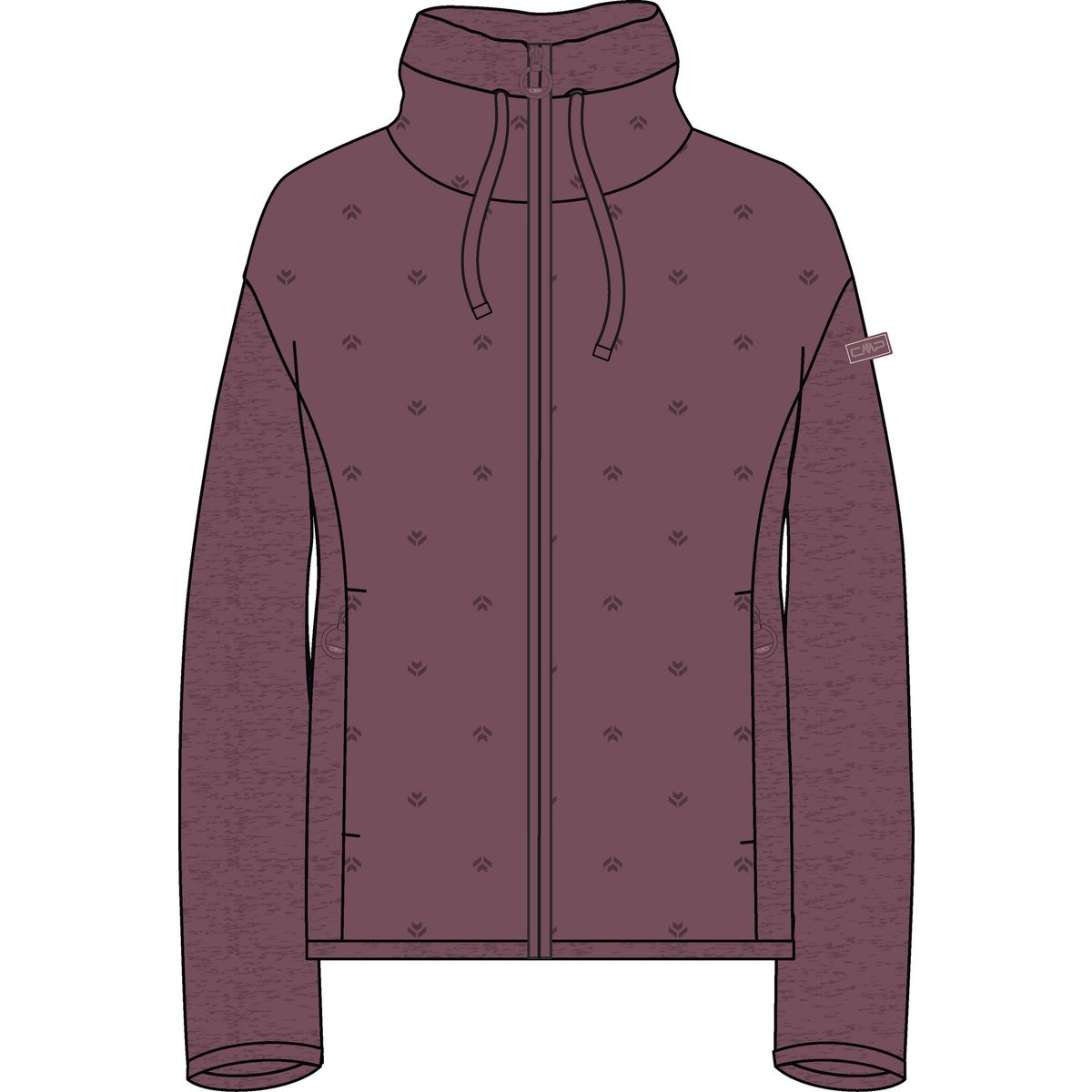 CMP Woman Jacket malva mel. (H792) 40 36E3226-H792-40