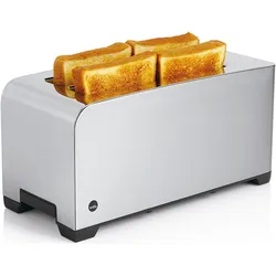 Wilfa Toaster BRUNCH, 5 Bräunungsstufen, 1400 Watt, Toaster, Silber