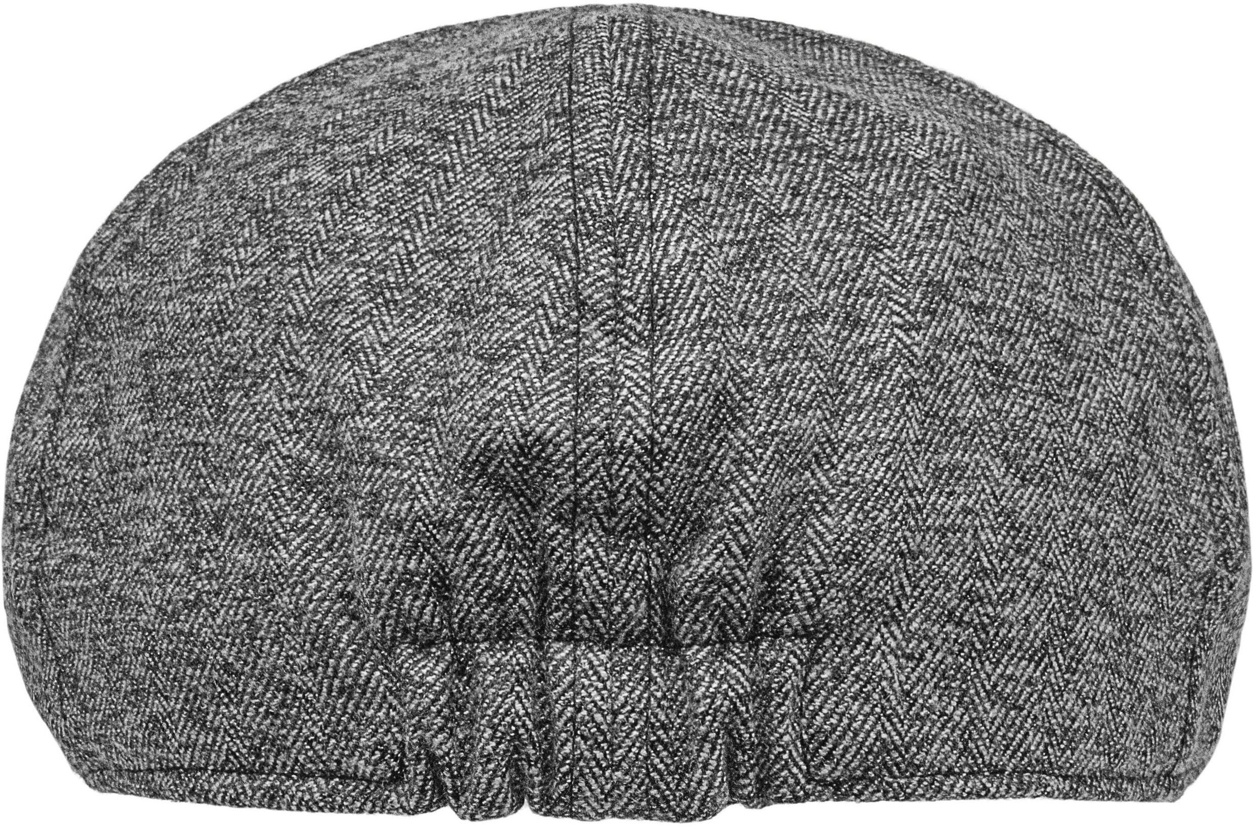 Schiebermütze CHILLOUTS "Elliot Hat", Herren, Gr. L-XL (58/61), grau, Materialmix, meliert, Mützen Schiebermütze, mit zeitlosem Design grau L-XL (58/61)