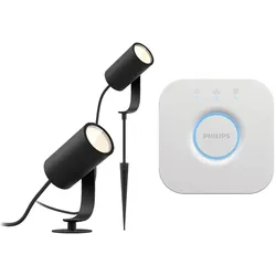 Philips, Gartenbeleuchtung, Hue White&Col. Amb.Lily Spot 1flg Basis+Erweit+ Bridge