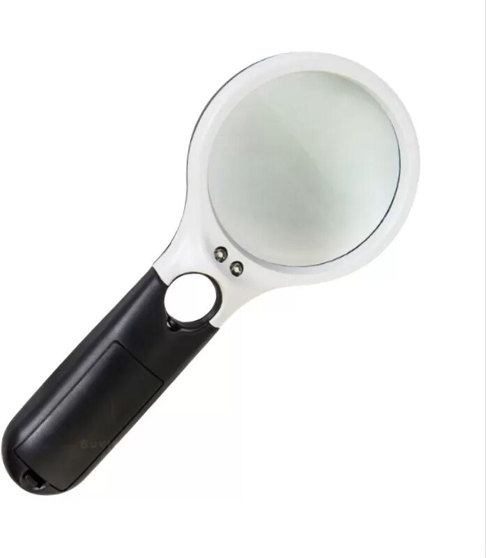 INF Loupe à main éclairée LED 3x - Idéale pour la lecture, la bijouterie et l'artisanat