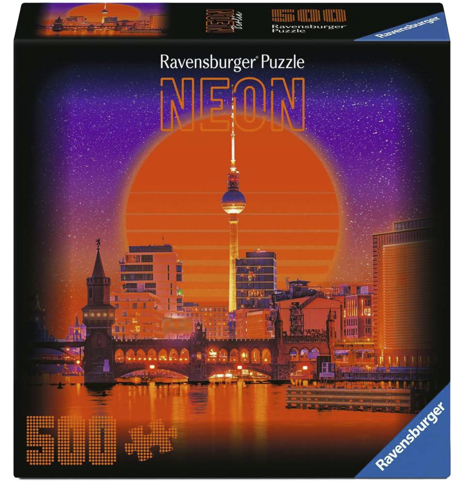 Ravensburger Neon Puzzel Berlijn 500 stukjes