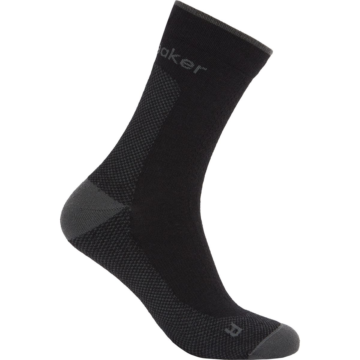 Icebreaker M Mer Hike+ Ultralight Quarter black/obsidian (IB0FB) M 0A578RIB0FB-M
