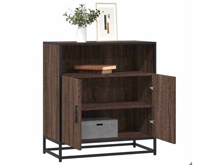 UNIQUE*Enfilade salle à manger VVMEUBLE - Buffet - chêne marron - 68x35x76 cm - bois d'ingénierie NEW335646