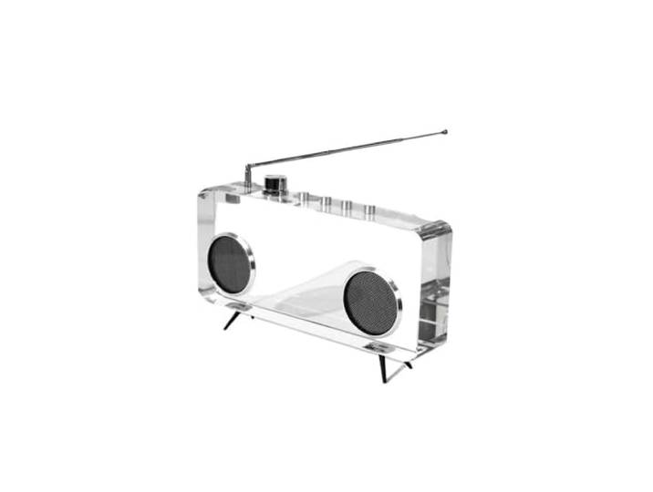 CHURICH-E Ornamente, Einfache vertikale Retro-Radio-Ornament, leichte, luxuriöse, kreative Desktop-Dekoration,Heimdekoration