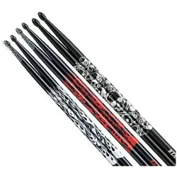 Tama 7A Trommelstöcke (Schlagzeug), Drumsticks + Schlägel, Schwarz