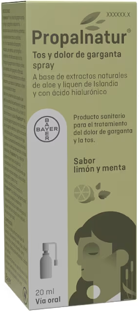 Bayer Propalnatur Cough and Sore Throat Spray 20 ml