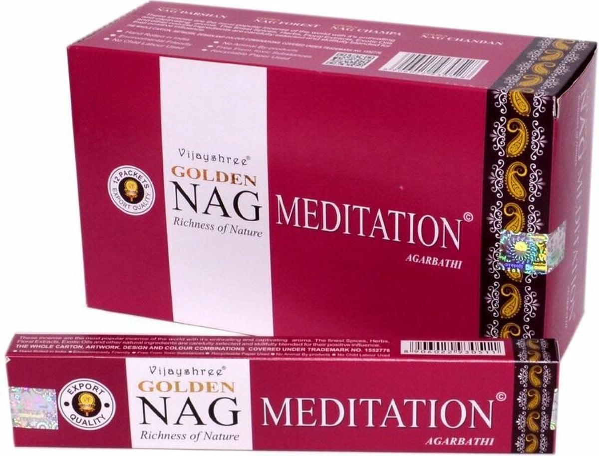 Golden Nag Meditation 12 x 15g