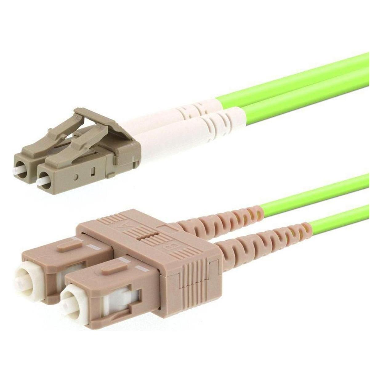 EFB Elektronik O0323.2OM5 Glasfaserkabel 2 m LSZH OM5 2x SC 2x LC Grün (2 m) (O0323.2OM5)