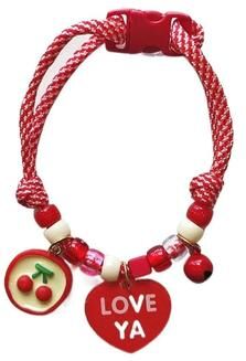 Uplift Essentials Fashion Braided Pet Necklace With Lucky Bell style J
