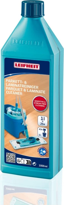 LEIFHEIT 41415 Parkett + Laminat Reiniger - 1 Liter Konzentrat