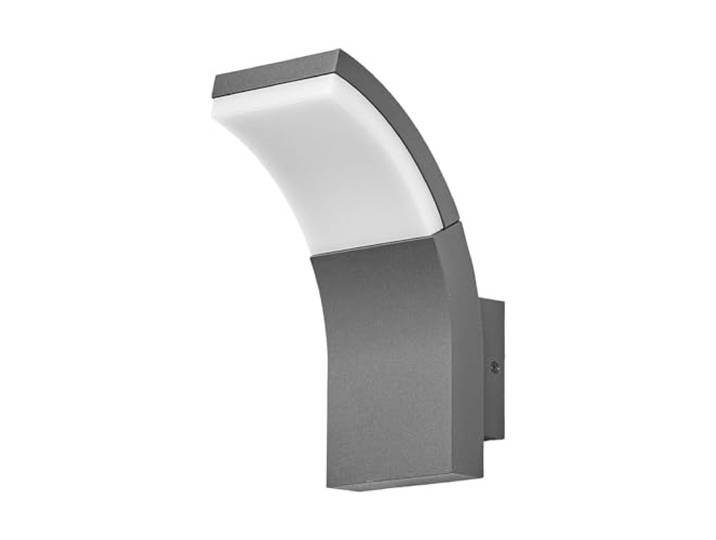 Lucande LED Applique Exterieur Timm (Moderne) en Noir Aluminium (1 lampe\,à)\, Murale Luminaire Lampe Jardin Eclairage d’exterieur