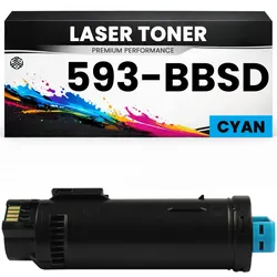 Toner 593-BBSD Cyan für Dell kompatibel 593BBSD Premium Alternative Günstig für Dell H625cdw, H825cdw, S2825cdn