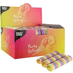 Papstar 12 X 3 Luftschlangen 4 m "Stripes"