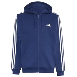 adidas Essentials Three Stripes Fleece Kapuzenjacke Herren - tena