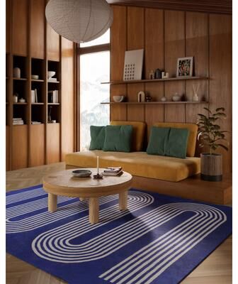 Momeni Simba Hand Tufted Wool Geometric Area Rug