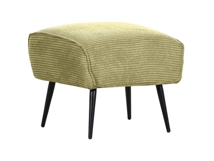 Landscape Hocker, Hellgrün, Metall, rechteckig, 60x49x53 cm, Stoffauswahl, Wohnzimmer, Hocker, Sitzhocker