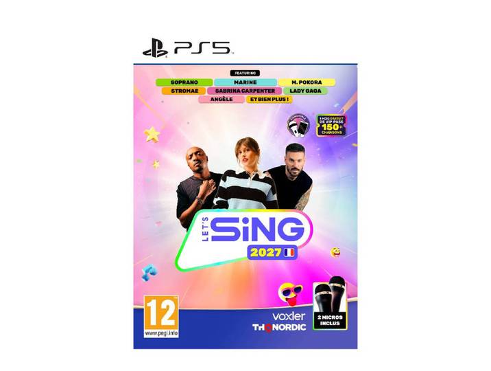 Let's Sing 2027 PS5 - 2 micros inclus - Version française