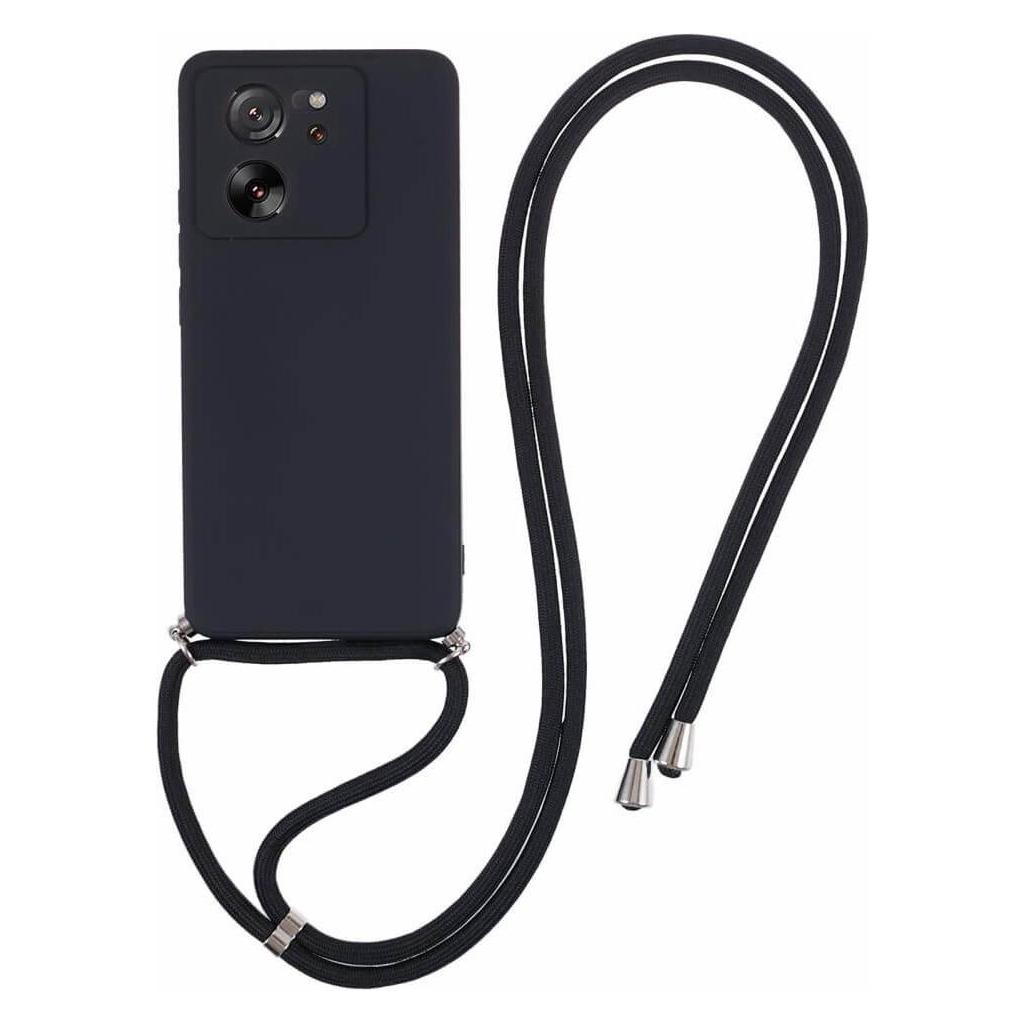 Cover-Discount Xiaomi 13T / 13T Pro - Hülle mit Umhängeband schwarz (Xiaomi 13T) (660164496A)