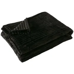 Boltze Decke Hygge, 180 x 130 cm, Schwarz